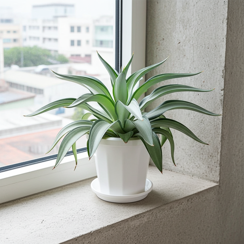 マニア向け】アガベ・クイックシルバー 7号鉢 観葉植物と植木鉢の専門